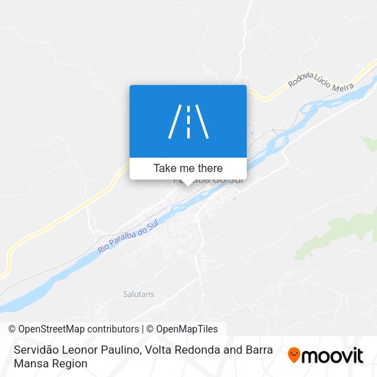 Servidão Leonor Paulino map