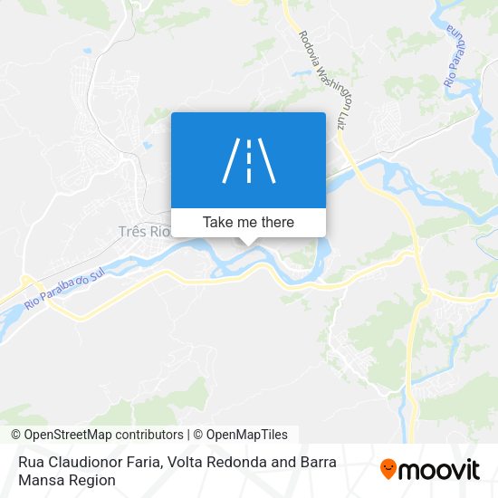 Rua Claudionor Faria map