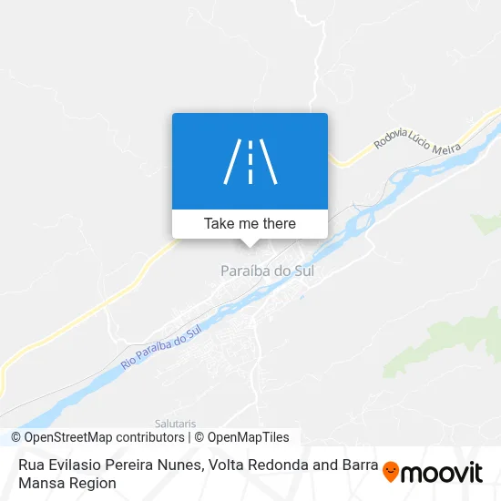 Rua Evilasio Pereira Nunes map