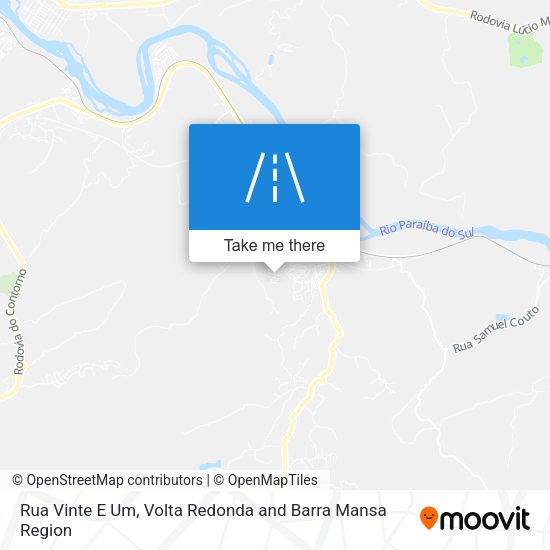 Rua Vinte E Um map