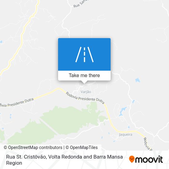 Rua St. Cristôvão map