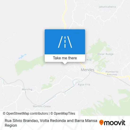 Rua Silvio Brandao map
