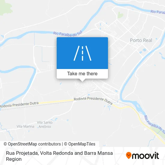 Rua Projetada map