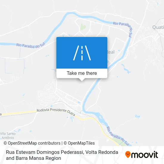 Rua Estevam Domingos Pederassi map