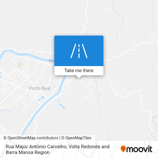 Rua Major Antônio Carvalho map