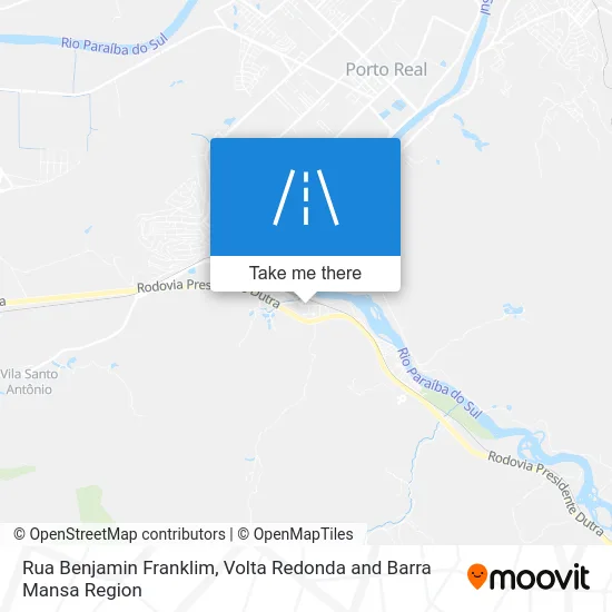 Rua Benjamin Franklim map