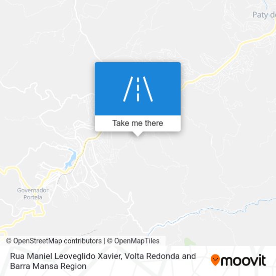 Rua Maniel Leoveglido Xavier map
