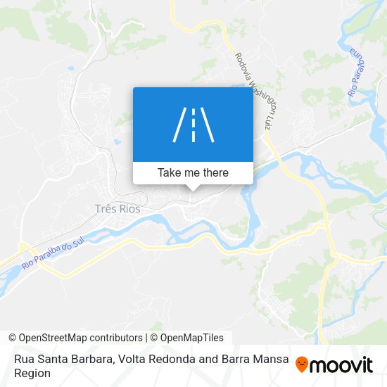 Rua Santa Barbara map
