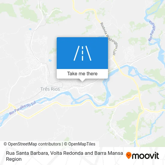 Rua Santa Barbara map