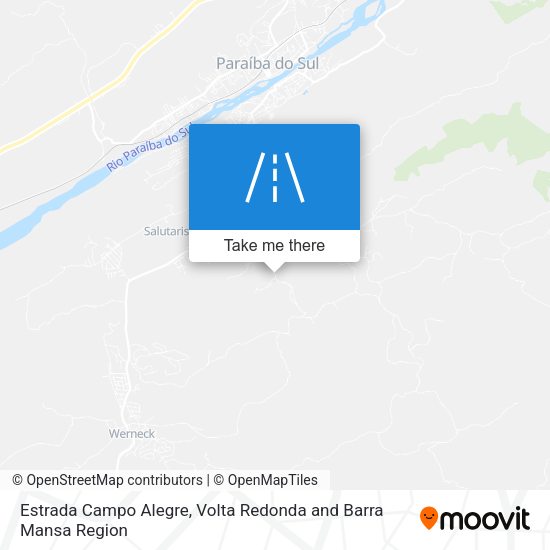 Estrada Campo Alegre map