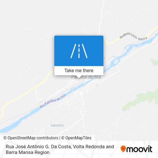 Rua José Antônio G. Da Costa map