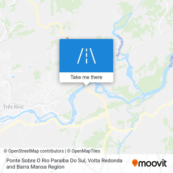 Ponte Sobre O Rio Paraiba Do Sul map