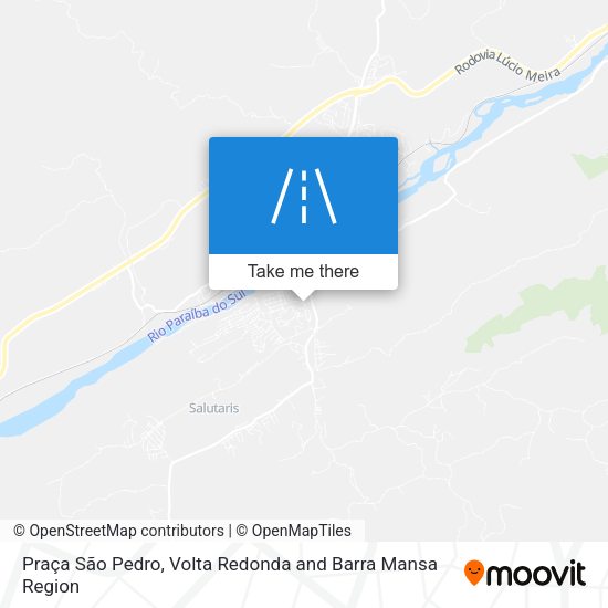 Praça São Pedro map