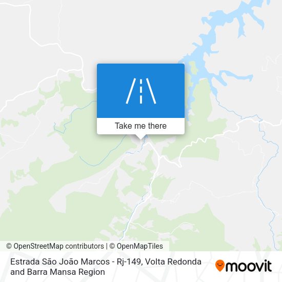 Estrada São João Marcos - Rj-149 map