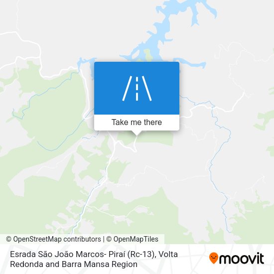 Esrada São João Marcos- Piraí (Rc-13) map