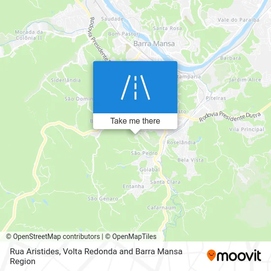 Rua Aristides map