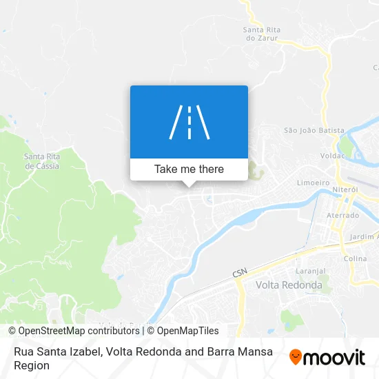 Rua Santa Izabel map