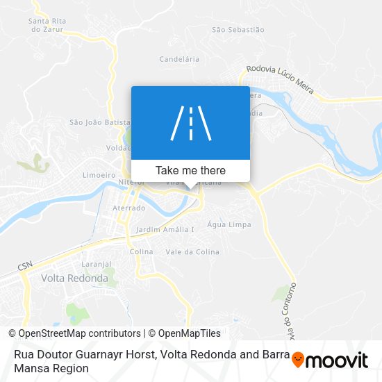 Rua Doutor Guarnayr Horst map