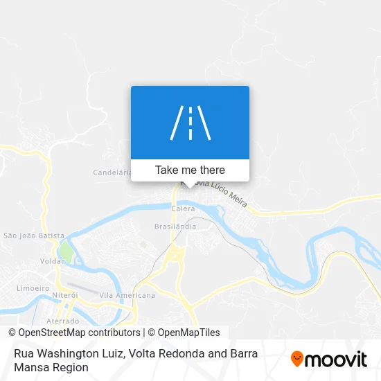 Rua Washington Luiz map