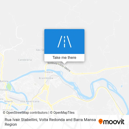 Rua Ivair Stabellini map