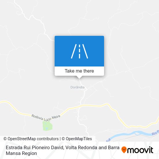Estrada Rui Pioneiro David map