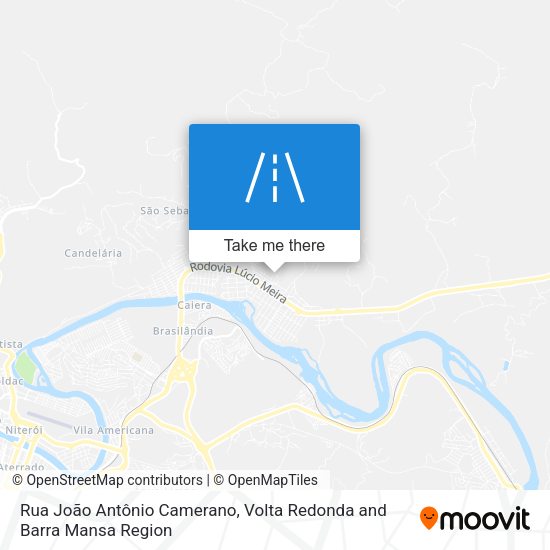 Rua João Antônio Camerano map