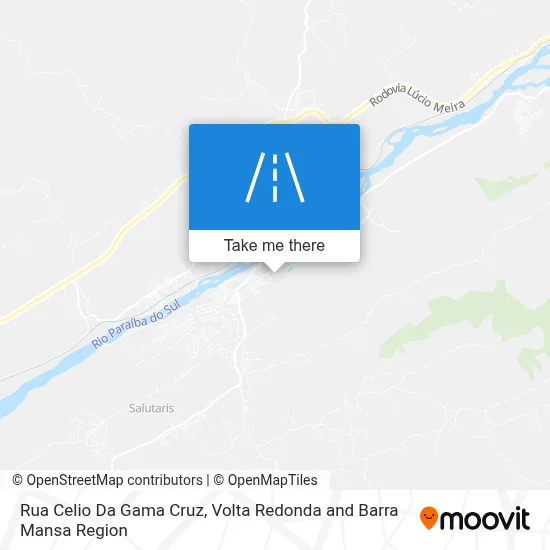 Rua Celio Da Gama Cruz map