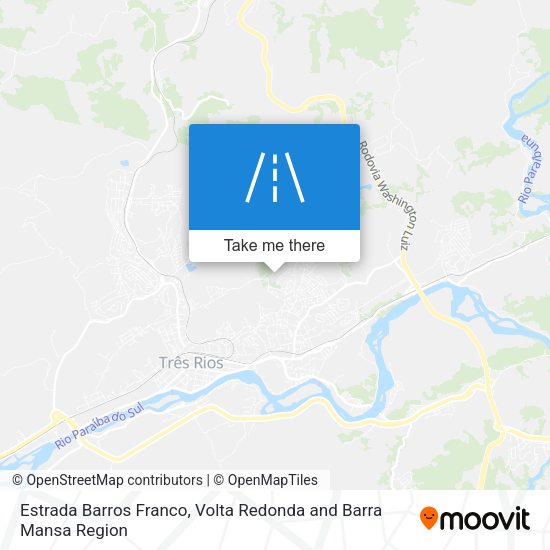 Estrada Barros Franco map