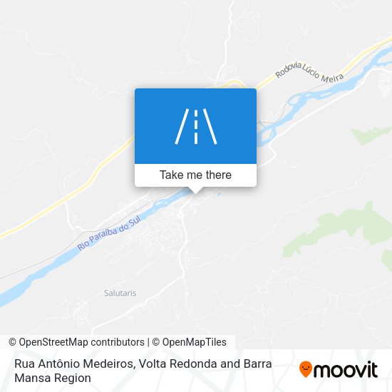 Rua Antônio Medeiros map