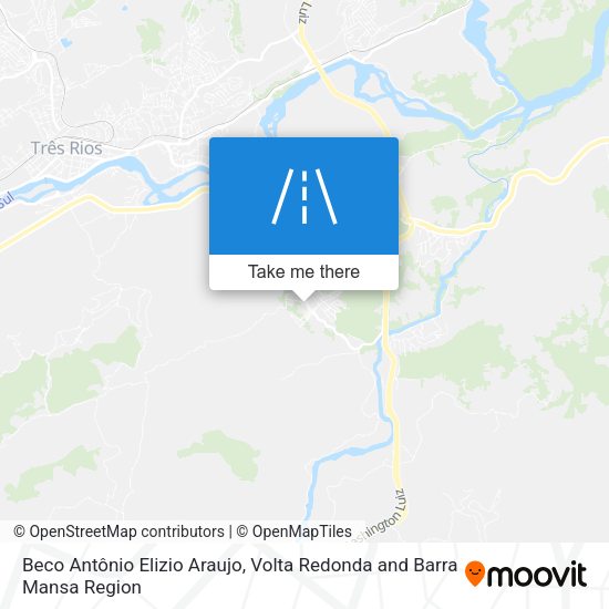Beco Antônio Elizio Araujo map