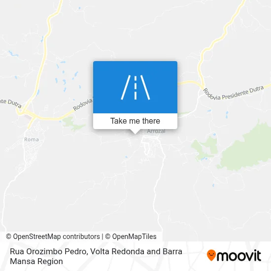 Rua Orozimbo Pedro map