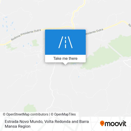 Estrada Novo Mundo map