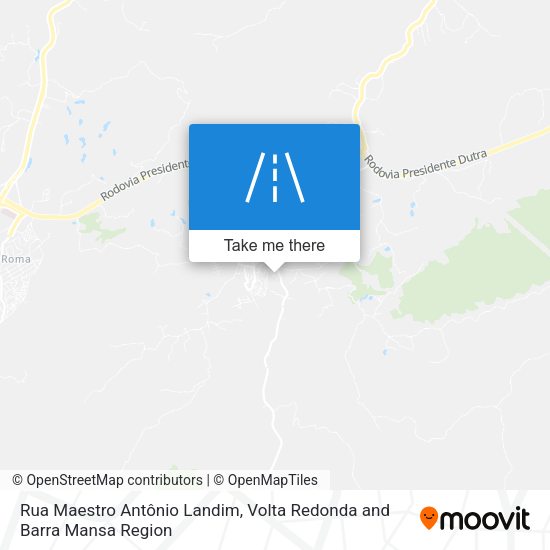 Rua Maestro Antônio Landim map