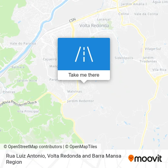 Rua Luiz Antonio map
