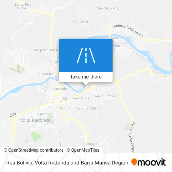 Rua Bolívia map