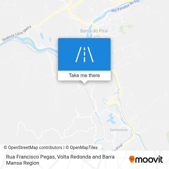 Rua Francisco Pegas map