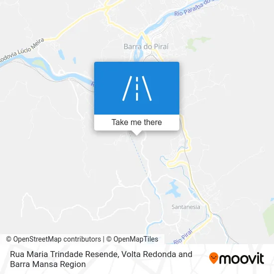 Rua Maria Trindade Resende map