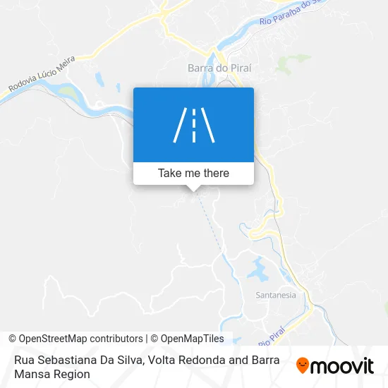 Rua Sebastiana Da Silva map
