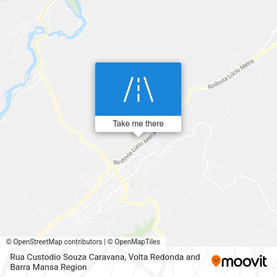 Rua Custodio Souza Caravana map