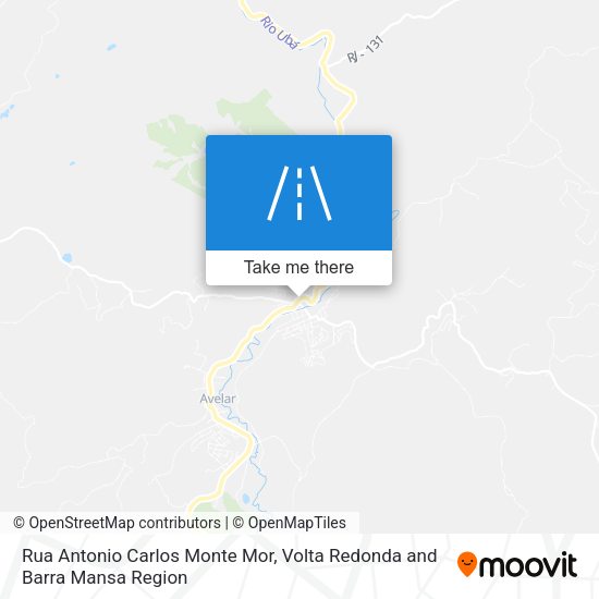 Rua Antonio Carlos Monte Mor map