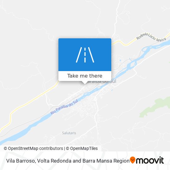 Vila Barroso map