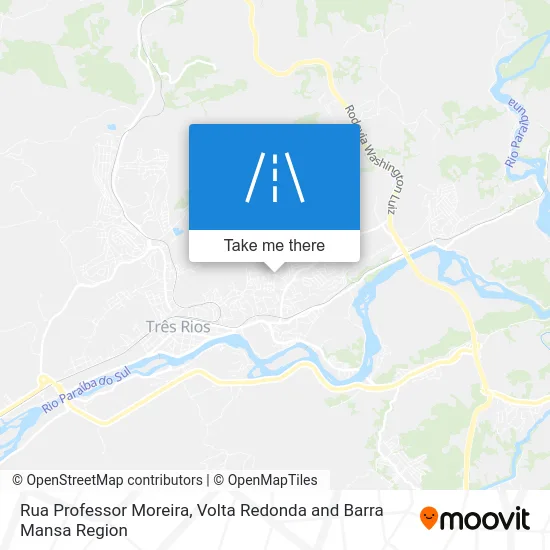 Rua Professor Moreira map