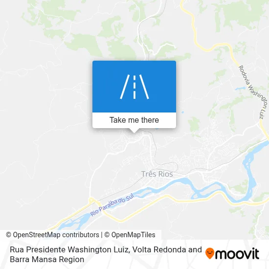 Rua Presidente Washington Luiz map