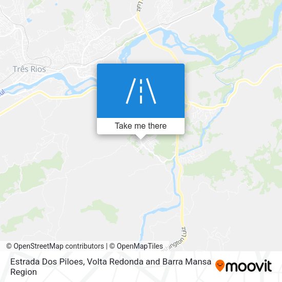 Estrada Dos Piloes map