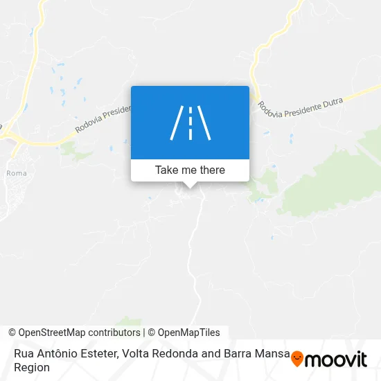 Rua Antônio Esteter map