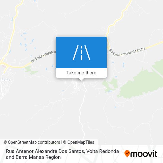 Rua Antenor Alexandre Dos Santos map