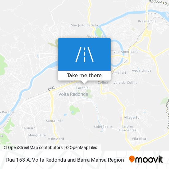 Mapa Rua 153 A