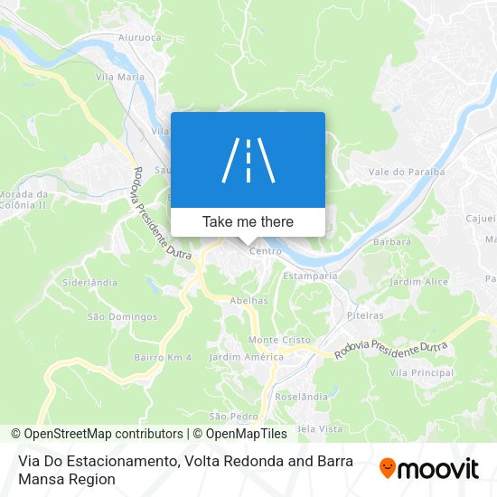 Via Do Estacionamento map
