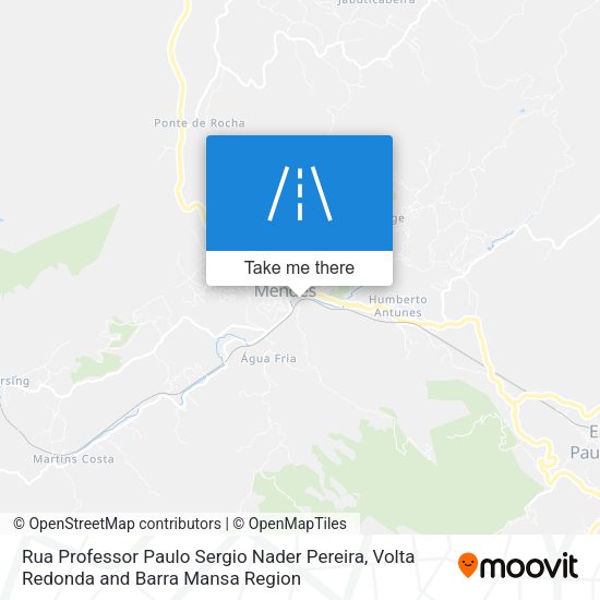 Rua Professor Paulo Sergio Nader Pereira map