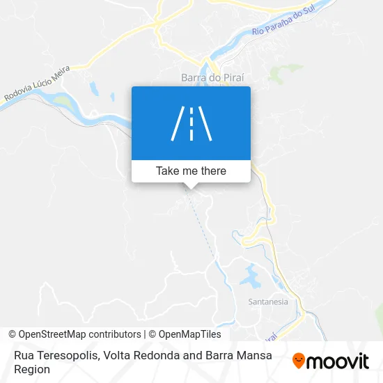 Rua Teresopolis map